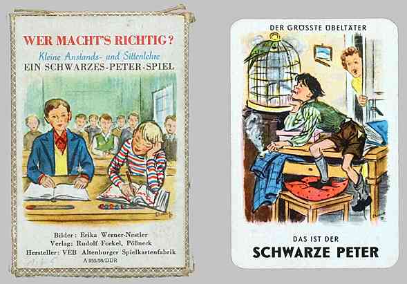 VEB Altenburger Spielkartenfabrik,Verlag: Rudolf Forkel, Pößneck" (1956) VEB Altenburger Spielkartenfabrik,Verlag: Rudolf Forkel, Pößneck" (1956)