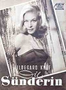 "Das neue Filmprogramm" - "Hildegard Knef - Die Sünderin" "Das neue Filmprogramm" - "Hildegard Knef - Die Sünderin"