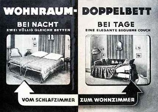 Klappbett 1950er Jahre Klappbett 1950er Jahre