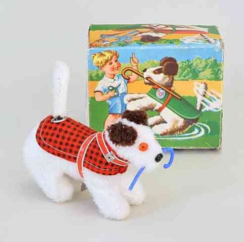 Foxterrier wind up toy Max Carl Foxterrier wind up toy Max Carl