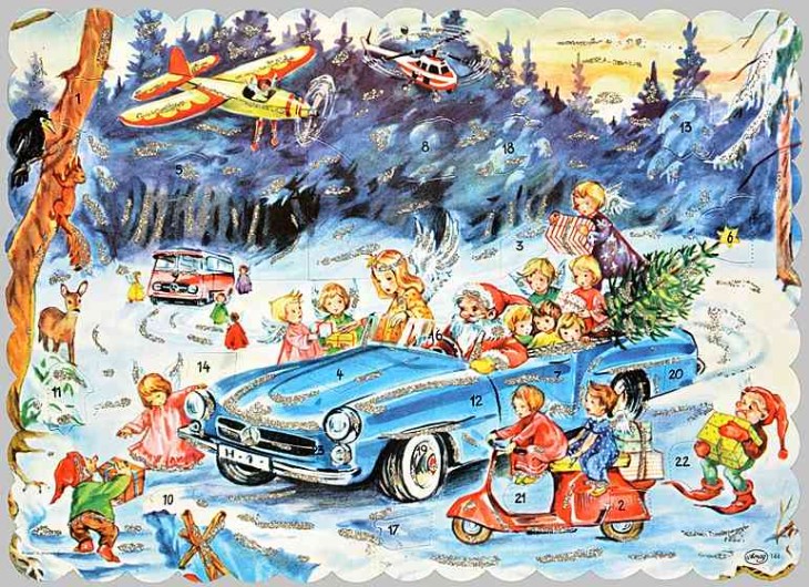 Adventskalender aus der Wirtschaftswunderzeit Adventskalender aus der Wirtschaftswunderzeit