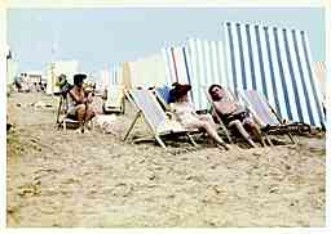 Am Strand in den 50er jahren