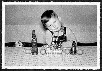 altes Foto Ostern 1955